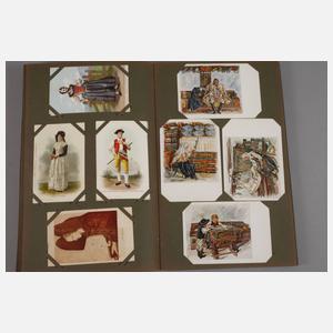 Ansichtskartenalbum Thema Trachten