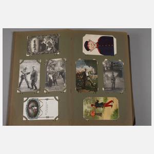 Ansichtskartenalbum Militaria