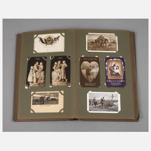 Ansichtskartenalbum Militaria