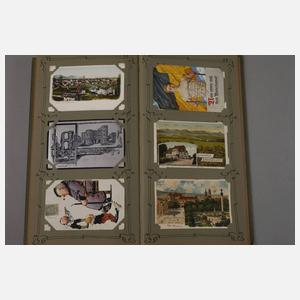 Ansichtskartenalbum Lithos und Gruss-aus