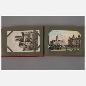 Zwei Ansichtskartenalben Mitteldeutschland