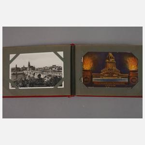 Zwei Ansichtskartenalben Mitteldeutschland