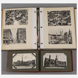 Zwei Ansichtskartenalben Mitteldeutschland