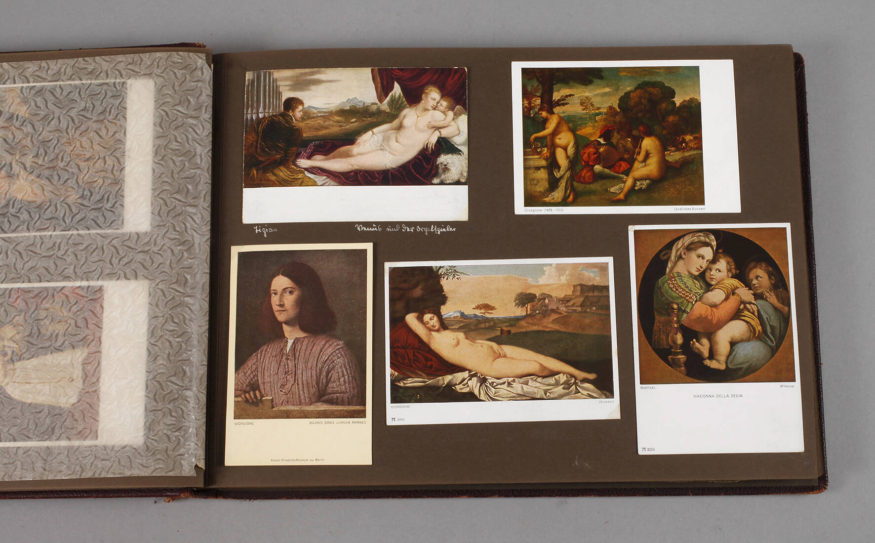 Postkartenalbum Kunstwerke