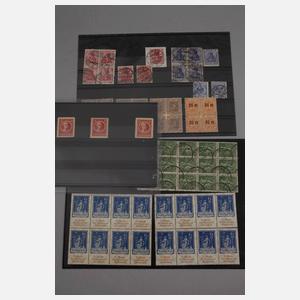 Briefmarkensammlernachlass AD, DR und Gebiete