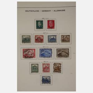Briefmarkensammlung Deutsches Reich 1872–1945 komplett/Anteil DM