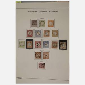 Briefmarkensammlung Deutsches Reich 1872–1945 komplett/Anteil DM