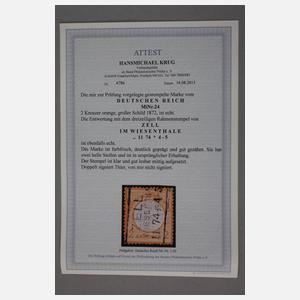 Briefmarkensammlung Deutsches Reich 1872–1945 komplett/Anteil DM