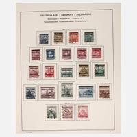 Briefmarkenalbum Besetzte Gebiete Memel/Danzig/Saargebiet111