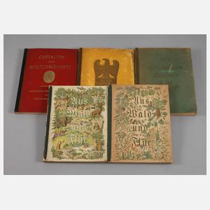 Konvolut Zigarettensammelbilderalben