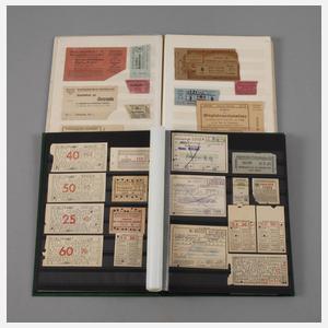 Sammlung Eintrittskarten