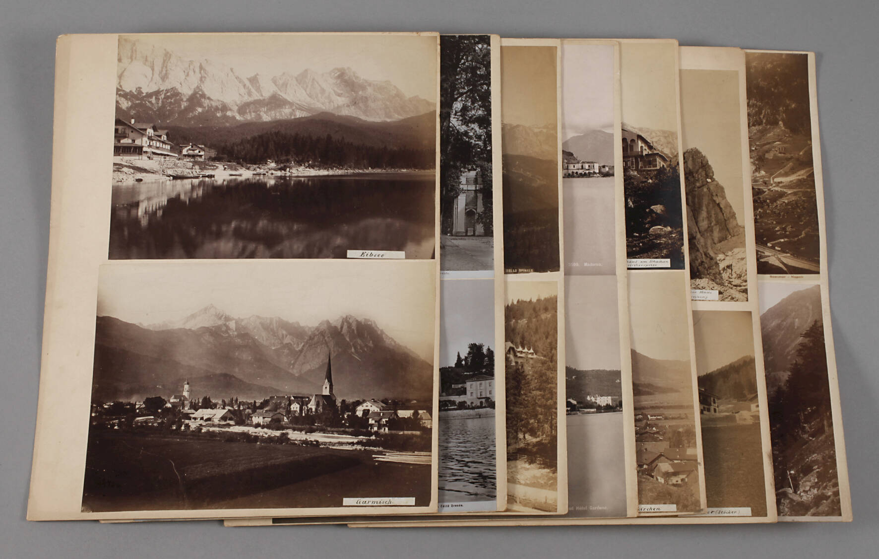 Konvolut großformatige Fotografien