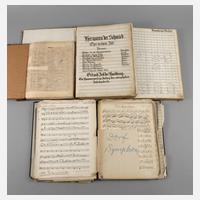 Konvolut Notenbücher Ende 19. Jh.111