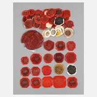 Konvolut Lacksiegel111