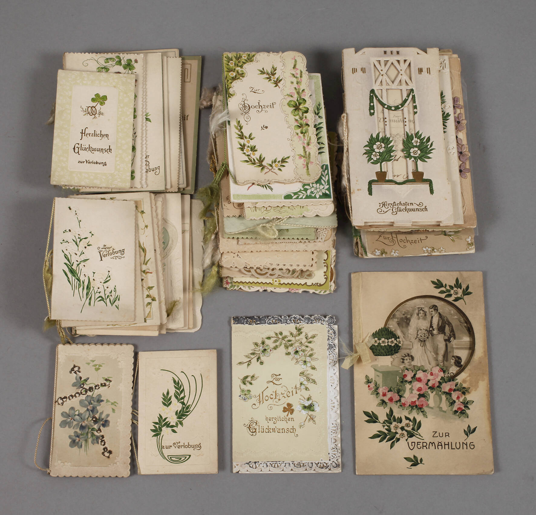 Konvolut Glückwunschkarten