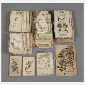 Konvolut Glückwunschkarten