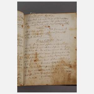 Handschriftliches Kochbuch Mitte 19. Jh.