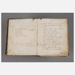 Handschriftliches Kochbuch Mitte 19. Jh.