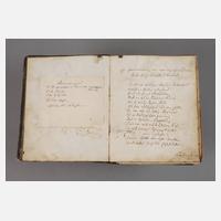 Handschriftliches Kochbuch Mitte 19. Jh.111