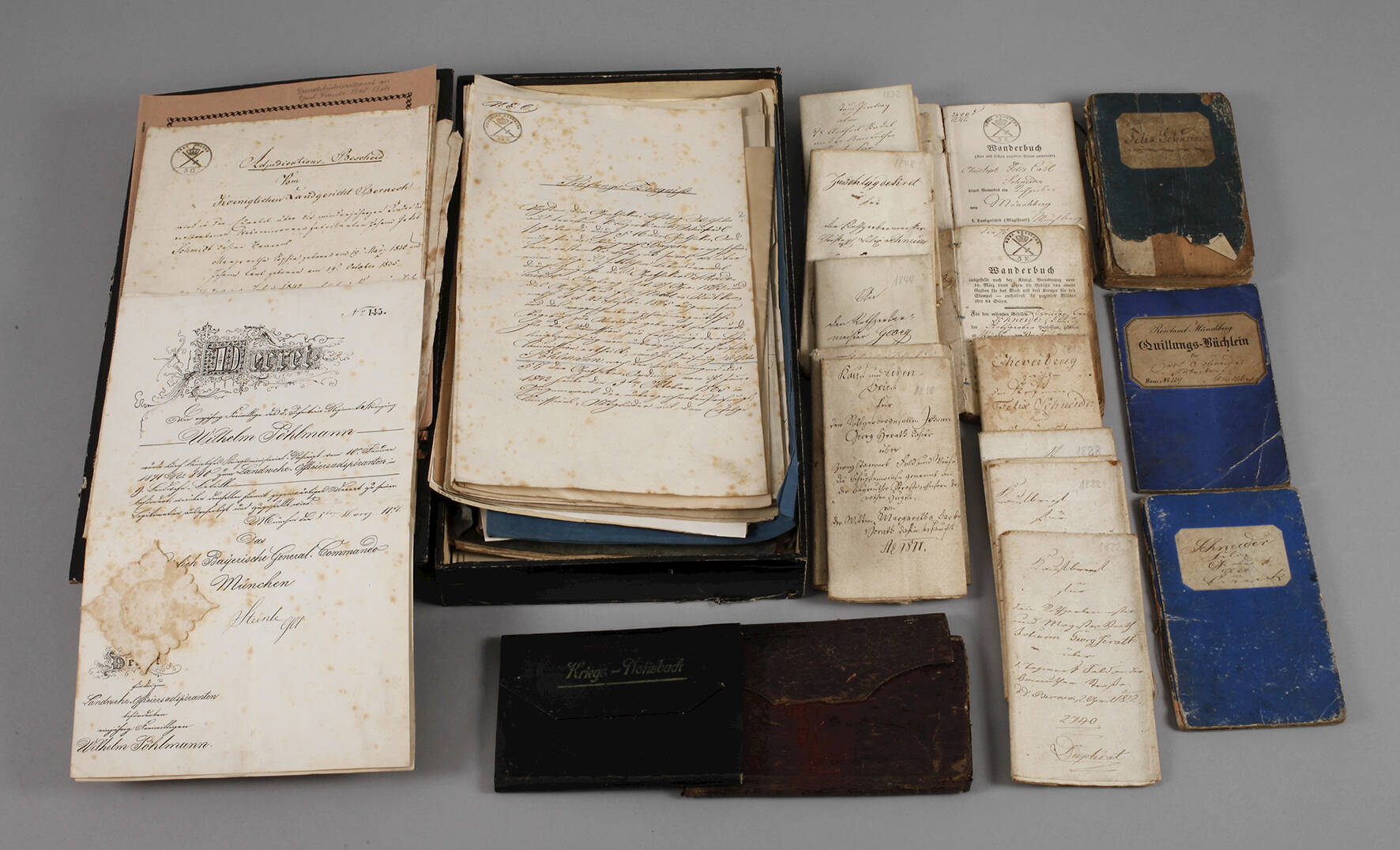 Großer bayerischer Dokumentennachlass