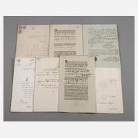 Konvolut historische Dokumente Mecklenburg111