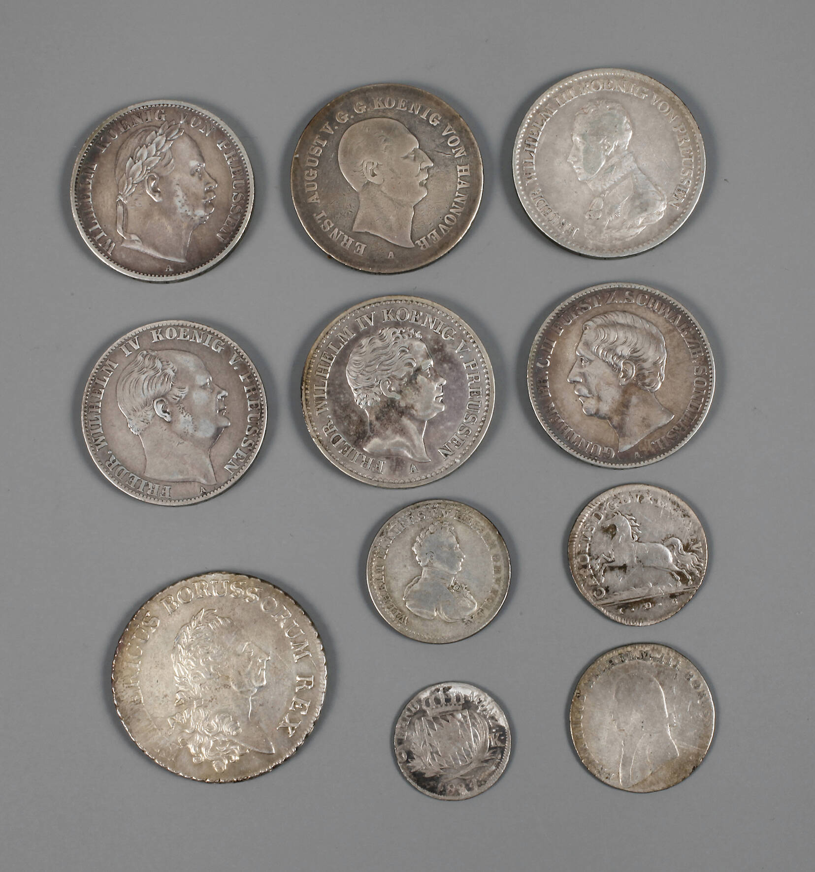 Konvolut Silbermünzen