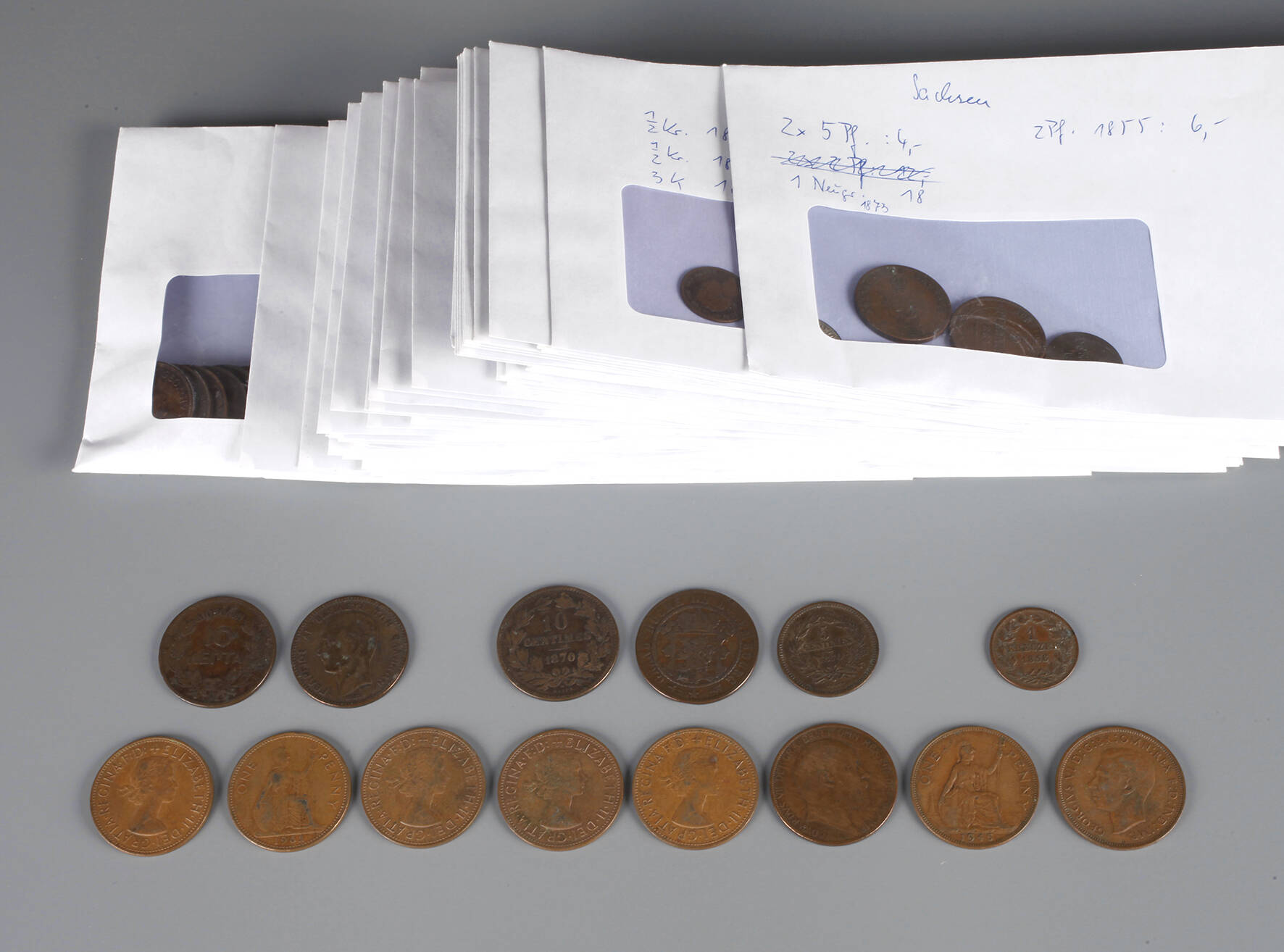 Konvolut Kleinmünzen Altdeutschland 19. Jh.