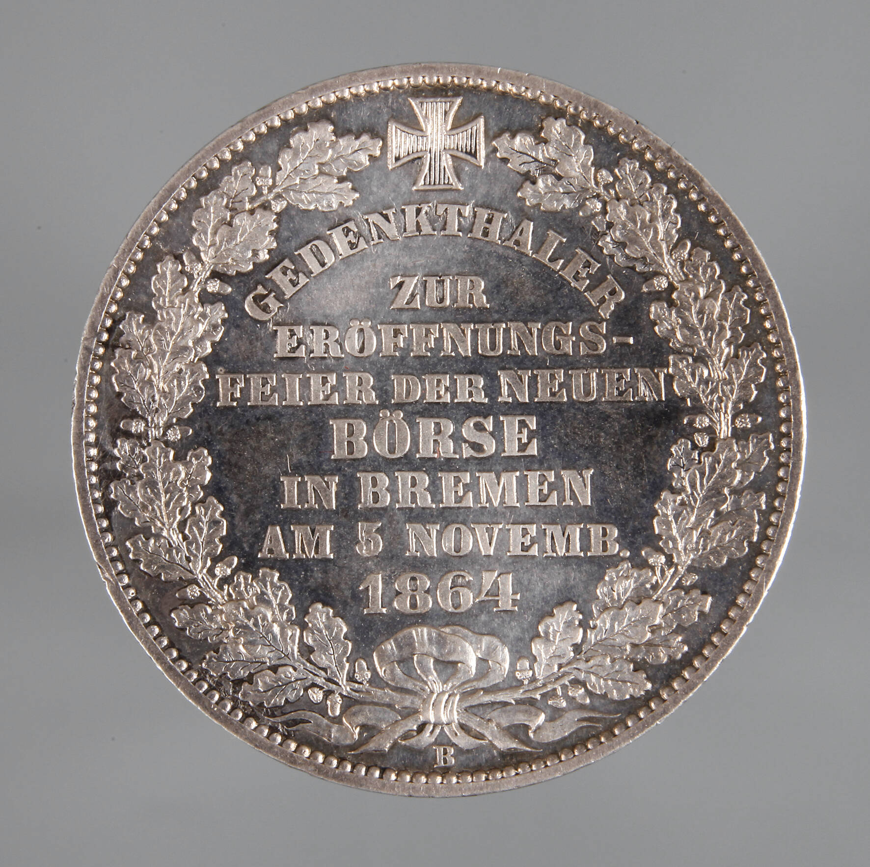 Gedenktaler Börse Bremen 1864