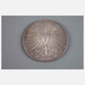 Zwey Gulden Frankfurt Goethe 1849