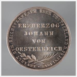 Zwey Gulden Frankfurt 1848