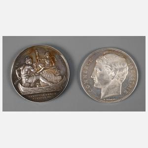 Zwei Silbermedaillen auf Industrie und Handel