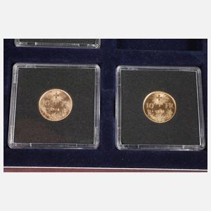 Achtmal 10 Schweizer Franken (Vreneli)