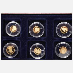 Kollektion Kleinste Goldmünzen der Welt