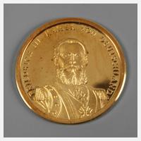 Goldmünze auf Kaiser Friedrich III.111