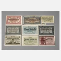 Zehn Ersatzgeldscheine der Stadt Plauen111
