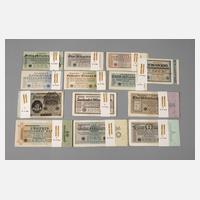 Konvolut Reichsbanknoten111