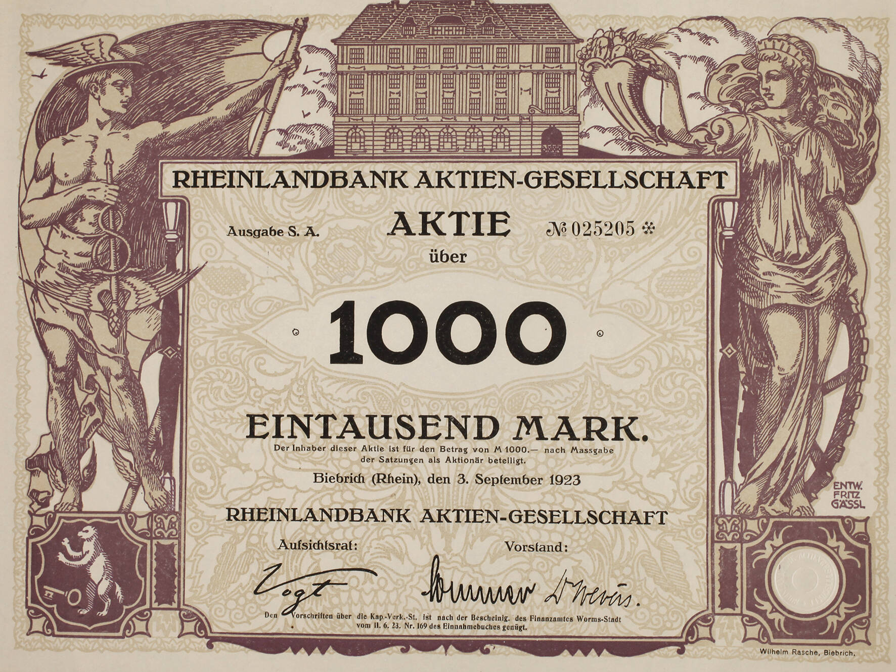 Aktie Rheinlandbank