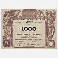 Aktie Rheinlandbank111