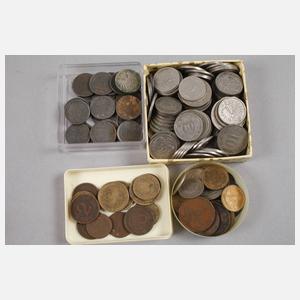 Großes Konvolut Kleinmünzen