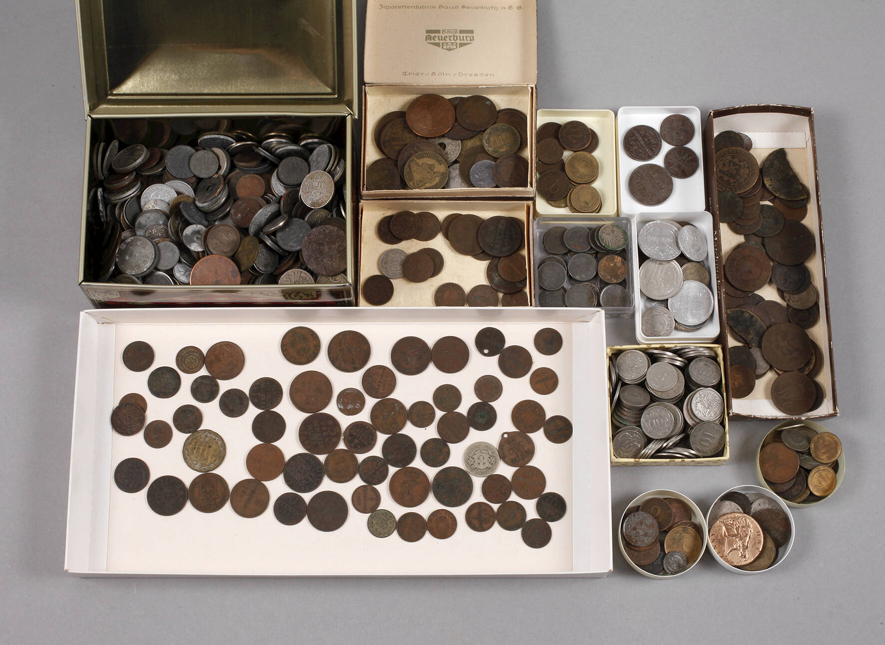 Großes Konvolut Kleinmünzen
