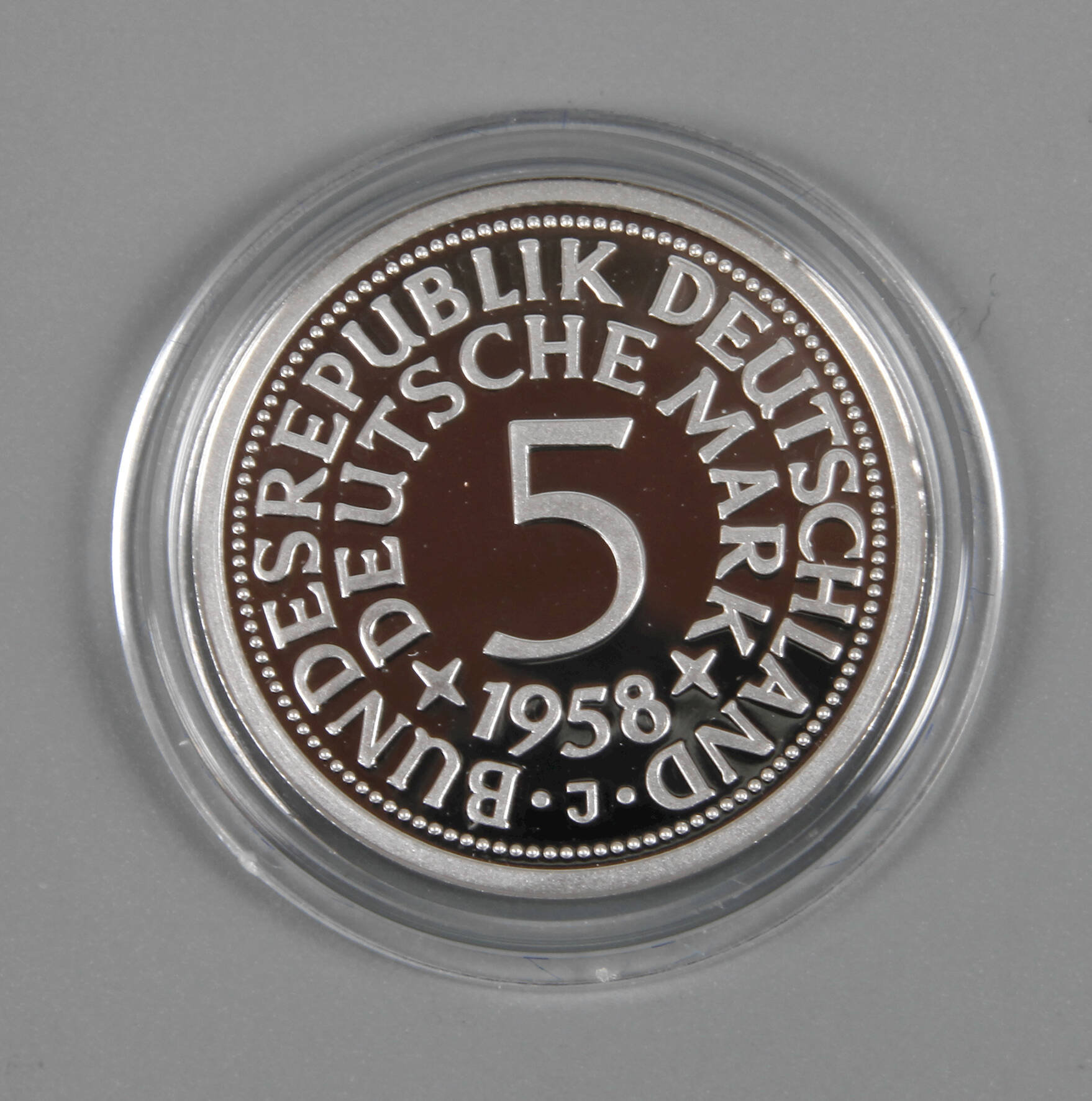 Replik 5 DM 1958 J Platin