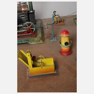 Märklin Dampfmaschine mit Zubehör