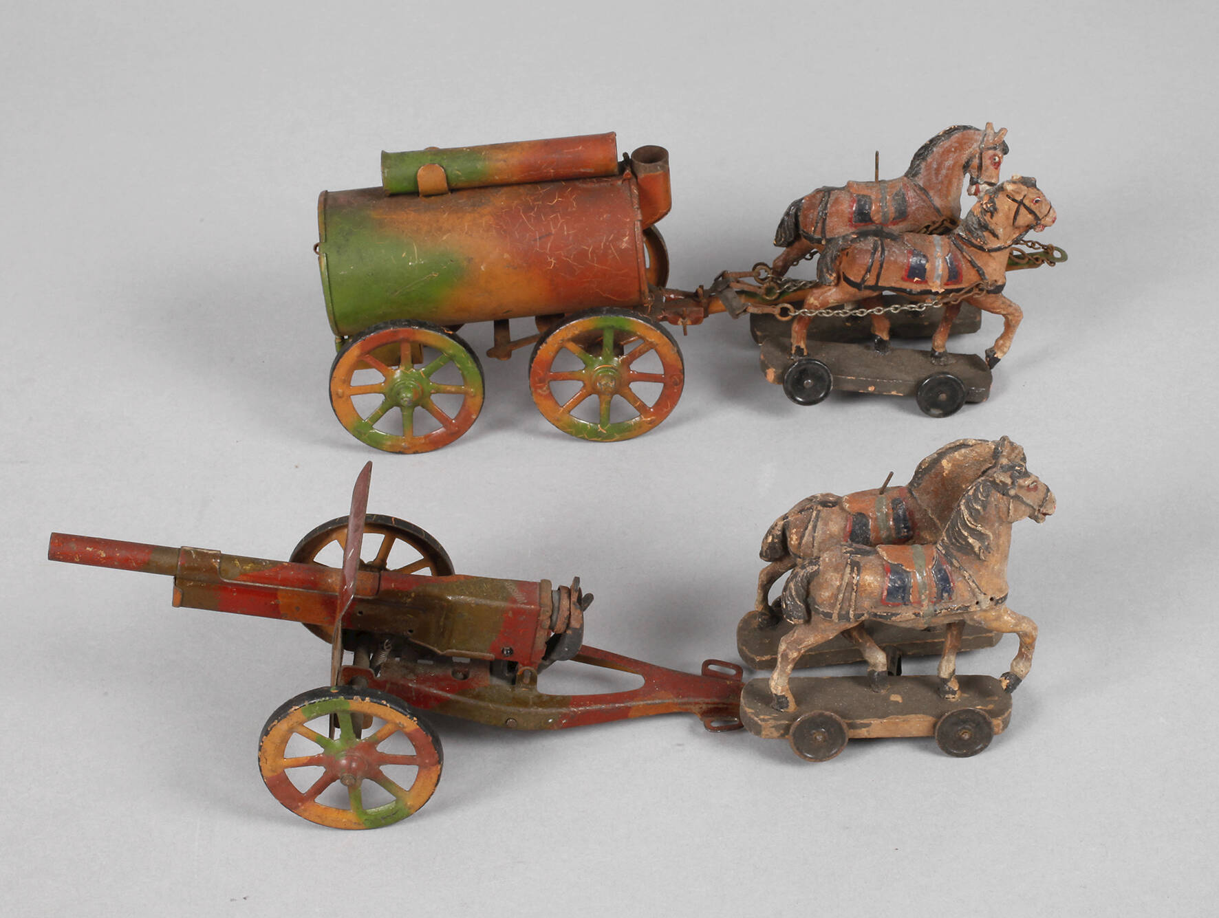 Hausser/Elastolin Feldbäckerei und Feldgeschütz