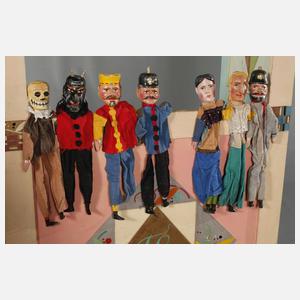 Kasperletheater mit Zubehör