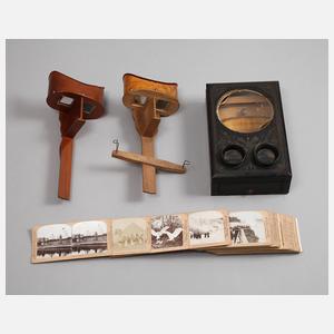 Konvolut Stereobetrachter und Stereobilder