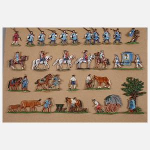 Konvolut Berliner Zinnfiguren