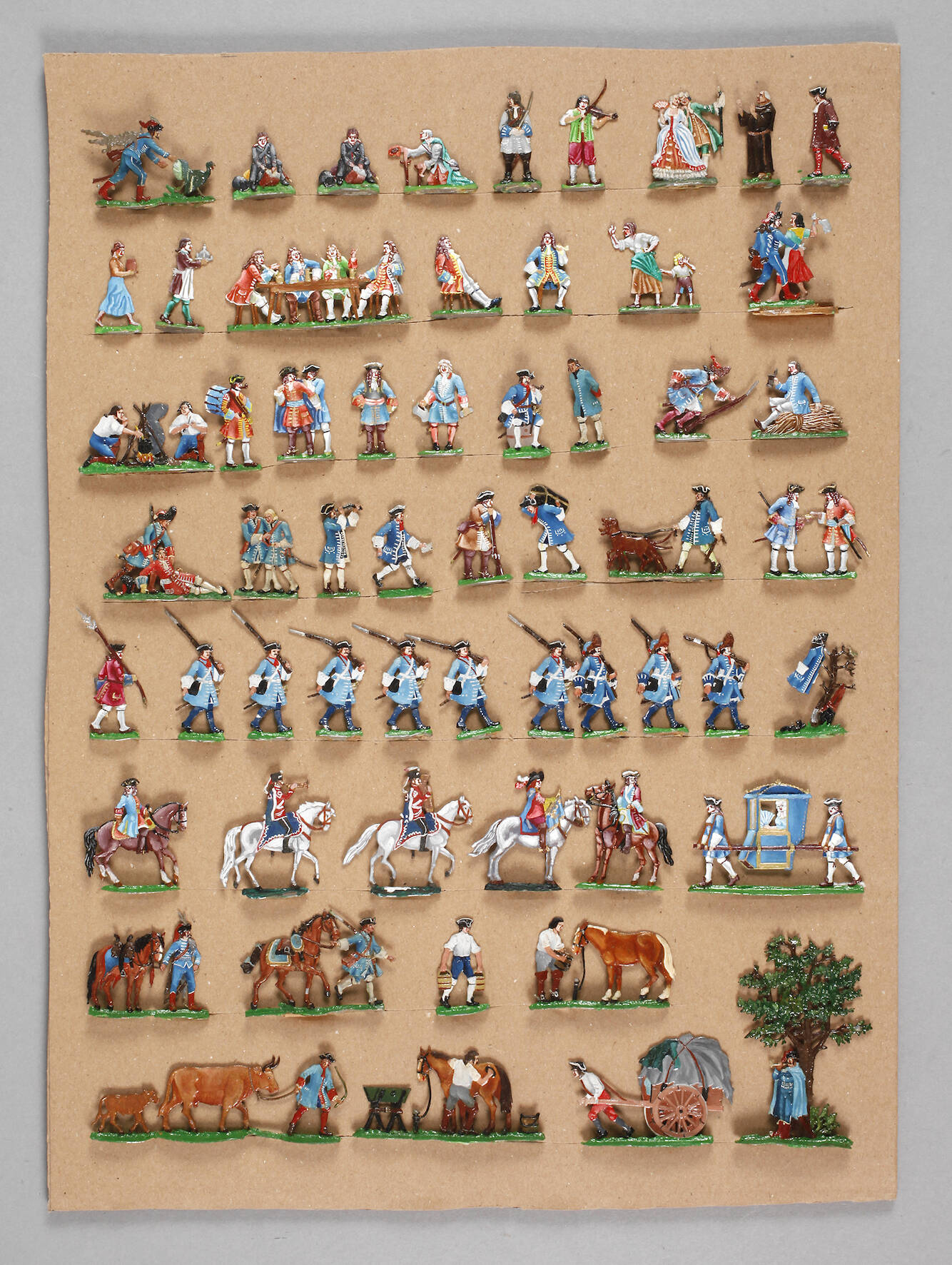 Konvolut Berliner Zinnfiguren