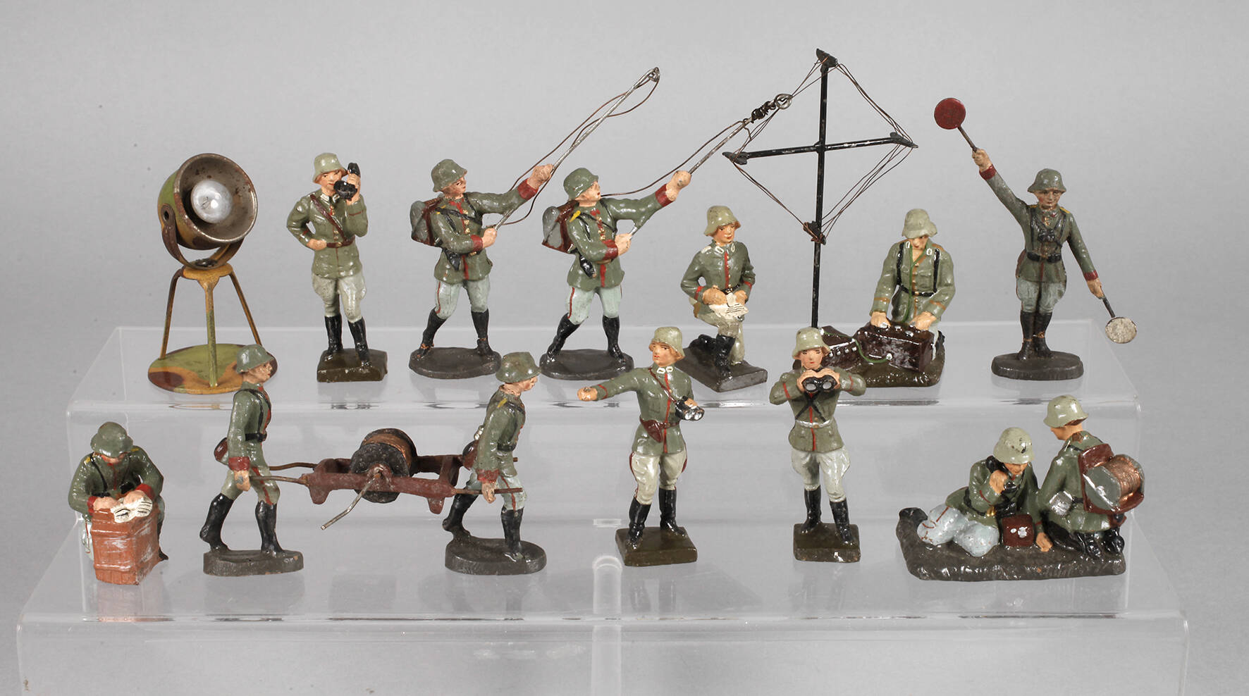 Konvolut Massesoldaten als Nachrichtentruppe