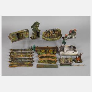 Konvolut Unterstände und Gräben