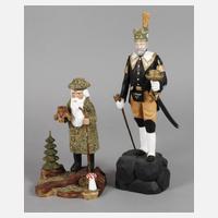 Zwei Leuchterfiguren Erzgebirge111